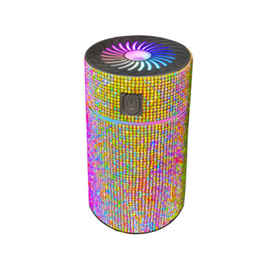 Mini umidificatore USB per auto Bling con luce LED Bling Car USB Mini Air Humidifier with LED Light