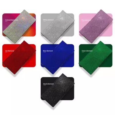 Clip per carte da tasca per borsa scintillante Bling Purse Pocket Card Clip